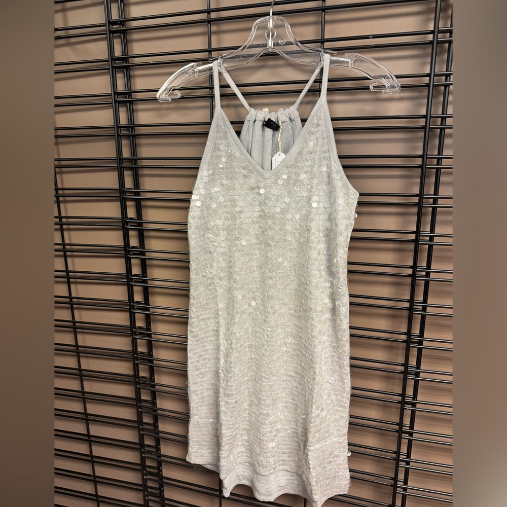 Club Monaco Grey Sequin Dress